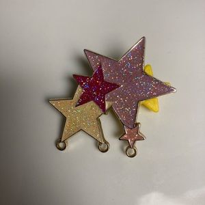 Sparkly Purple Stars Disney Pin